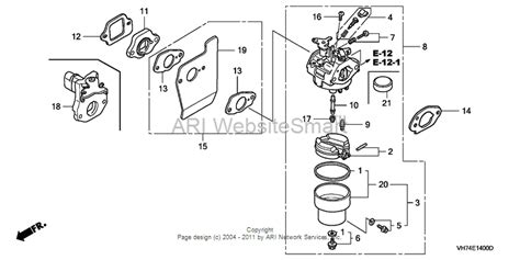Honda Gc190 Pressure Washer Carburetor Diagram Reviewmotors Co