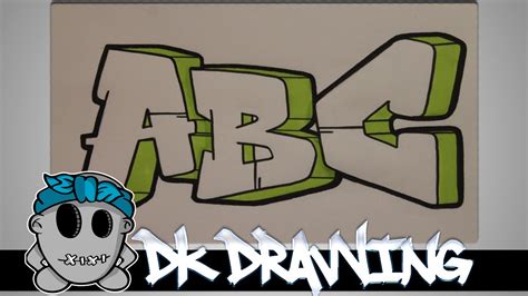 How To Draw Graffiti Letters A Z In 3d