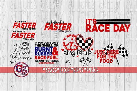 Drag Racing Bundle Svg Dxf Eps Png Racing Svg Race Car 550787