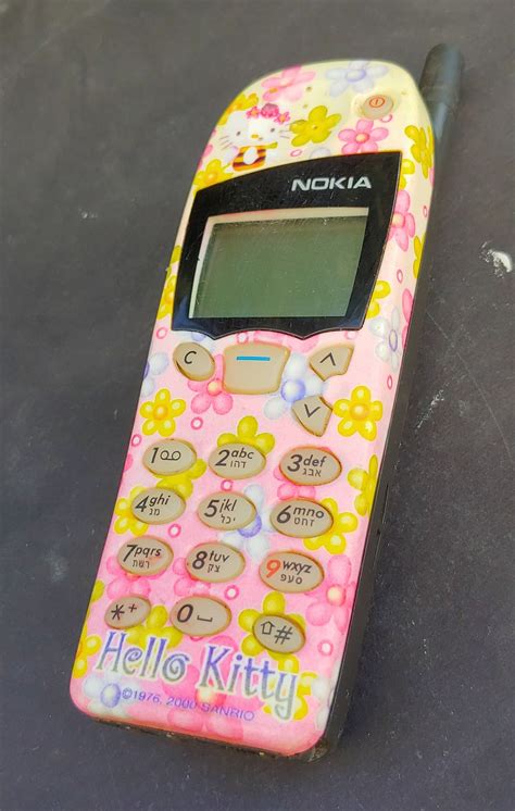 Vintage Mobile Phone Nokia 5120 Hello Kitty Collection Old Etsy