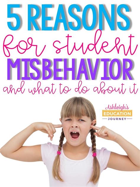 5 Reasons For Student Misbehavior Ashleighs Education Journey