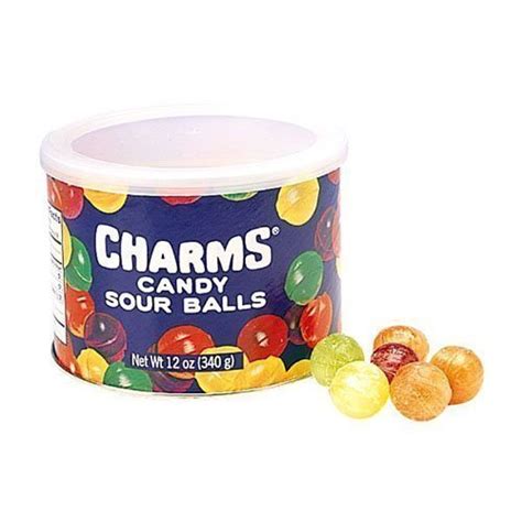 Yummyt Charms Candy Sour Ball Canister 12oz
