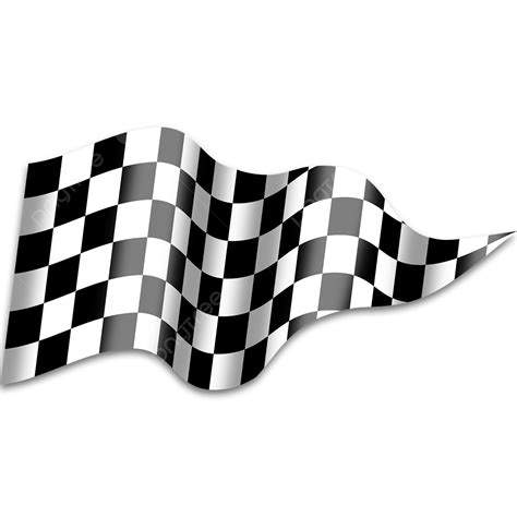 Checkered Flag Banner Clipart Png Images Black And White Checkered