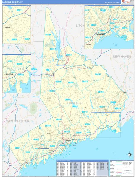 Maps Of Fairfield County Connecticut