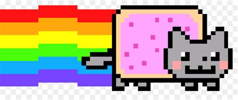 Nyan Cat Pixel Art Png Download 900368 Free
