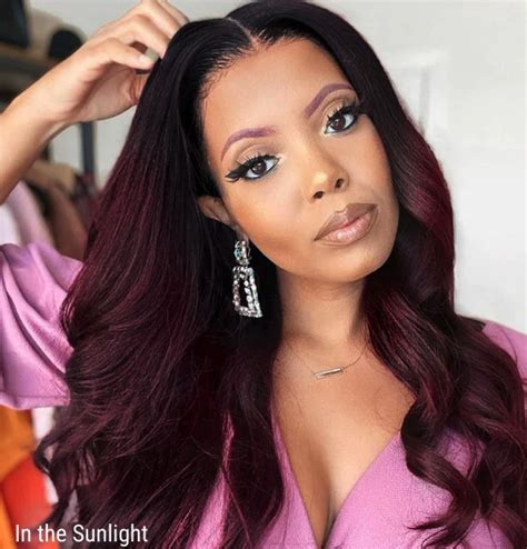 27 Stunning Ways To Rock Burgundy Hair On Dark Skin