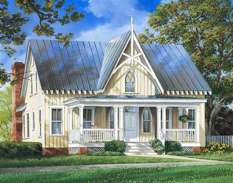 Plan 32657wp Charming Cottage House Plan Victorian House Plans