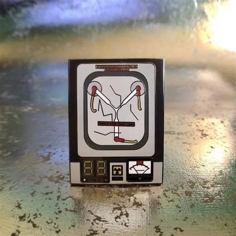 Flux Capacitor Back To The Future Limited Edition Enamel Etsy