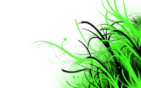 Download Abstract Wallpaper Green And White By Phoenixrising23 By