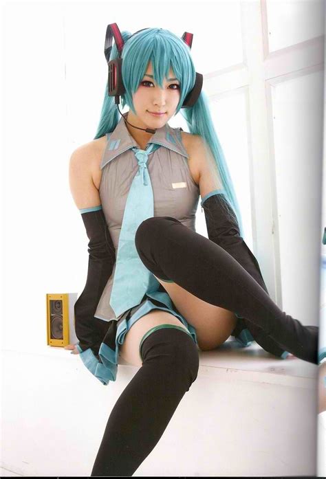 Sexy Vocaloid Miku Cosplay Anime And Cosplay Fun Pinterest Cosplay