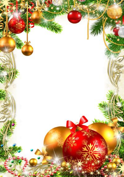 Christmas Border Png Vector Images With Transparent Background