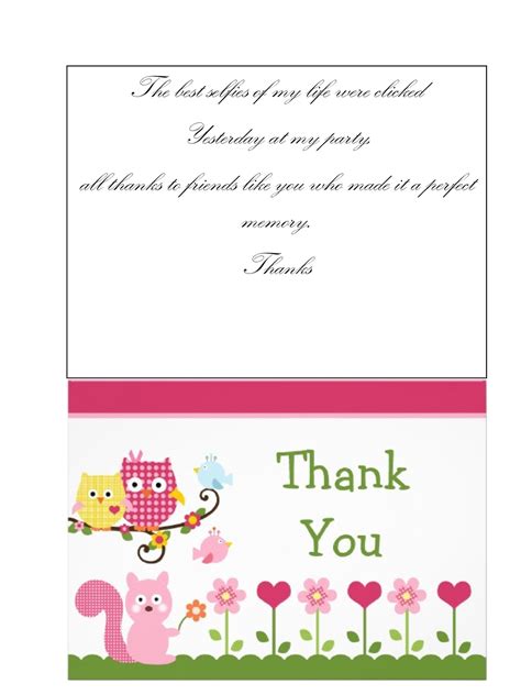 Download 19 42 Foldable Printable Thank You Card Template Images 