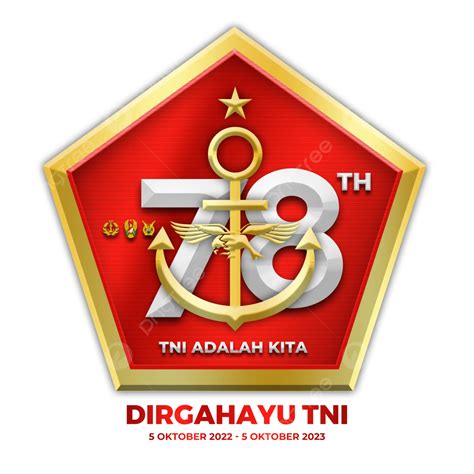 Logo Resmi Hut Tni Ke Tahun Hut Tni Logo Hut Tni Logo Hut Tni Ke Png