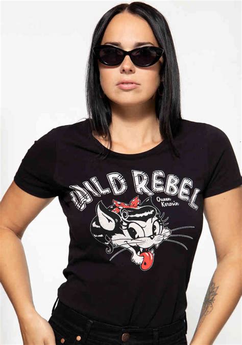 Queen Kerosin Wild Rebel Ladies T Shirt Buy Cheap Fc Moto