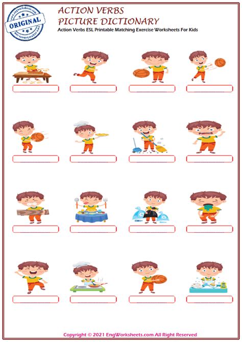 Esl Printable Picture Dictionary Worksheet For Kids Image Preview11