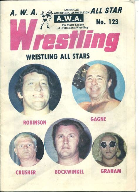 1974 awa all star wrestling magazine verne gagne von rashke the crusher wrestling awa