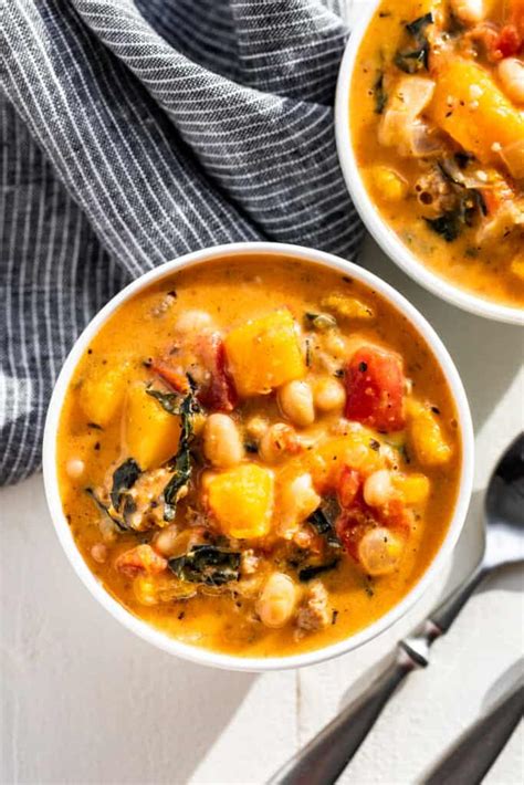 Italian Sausage Butternut Squash Soup Get Inspired Everyday