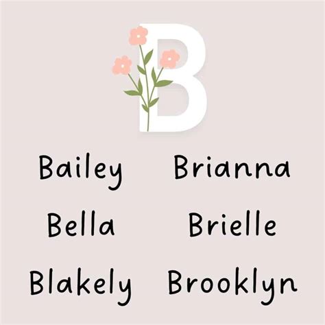 40 Actually Cool Girl Names That Start With B New 2023