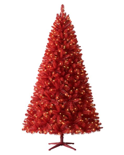 Lipstick Red Artificial Christmas Tree Treetopia