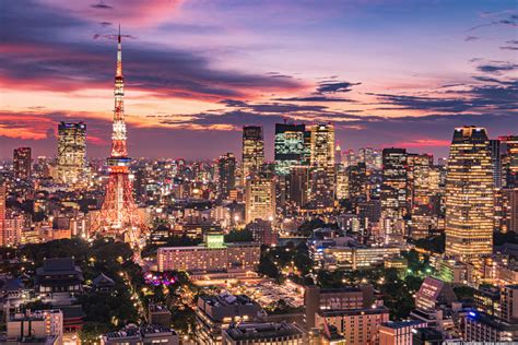 Tokyo Tower With Dramatic Sunset Sky Salawin Chanthapan On Fstoppers