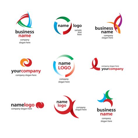 9 Business Logos Design Vectors Free Download