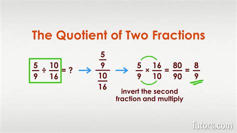 Quotient Definition And How To Find