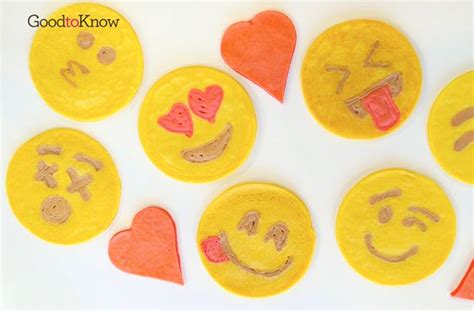 Emoji Pancakes 7 Ideas You Can Make At Home Chicken Treats Emoji