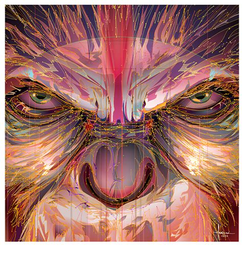 Dawn Of The Planet Of The Apes Vector Tribute On Behance