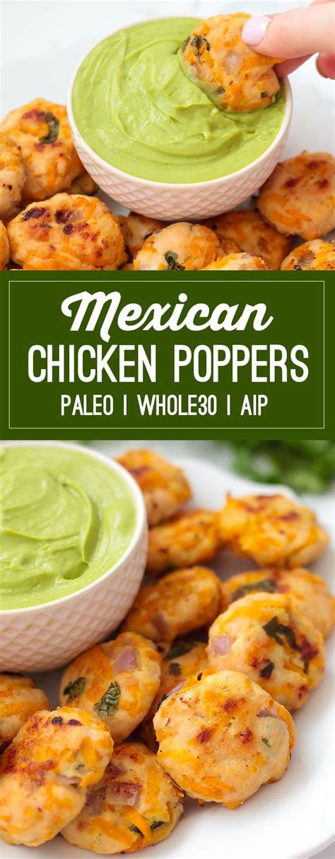 Click here for the chicken & zucchini poppers recipe. Pin on Keto