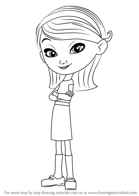 Learn How To Draw Penny Peterson From Mr Peabody And Sherman Mr