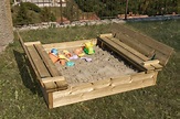 Sandbox for Children in Wood - Best Price