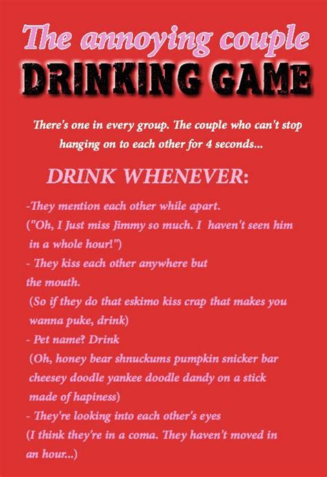 Drinking Games Without Cards For Couples Marcel Helton