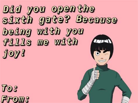 On Hiatus — Naruto Themed Valentines Cards For Anon