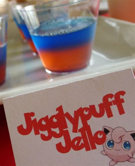 Food Jigglypuff Jello Fiesta De Cumpleaños Pokemon Cumpleaños De
