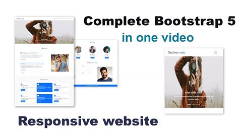 Complete Responsive Website Using Bootstrap 5 In Hindi Html And Css