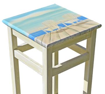 Hand painted Bar Stool | Painted chairs, Art furniture, Painted bar stools