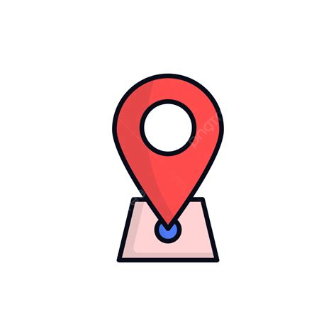 Pinpoint Location Clipart Vector Pinpoint Location Icon Graphic