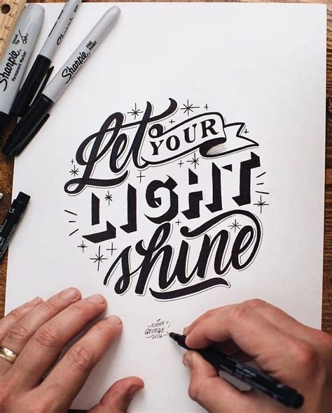 Linxspiration Hand Lettering Quotes Calligraphy Quotes Types Of