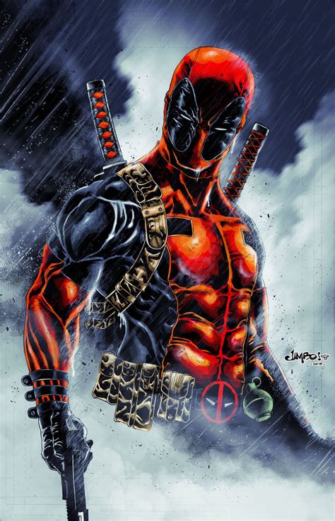 Learn how to draw cartoon deadpool pictures using these outlines or print just for coloring. DeadPool by rapnex on DeviantArt