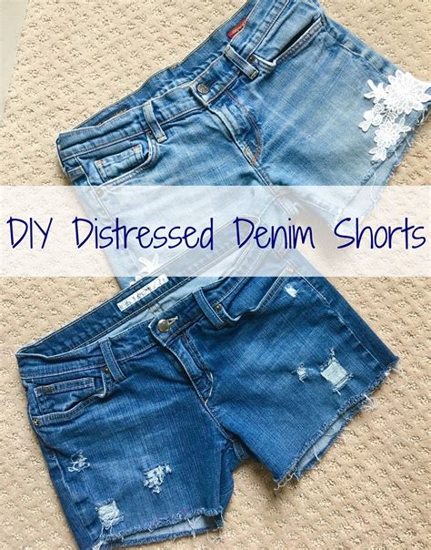 Diy Shorts From Jeans