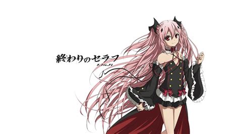 Anime 720p Red Eyes Seraph Of The End Krul Tepes Pink Hair Hd