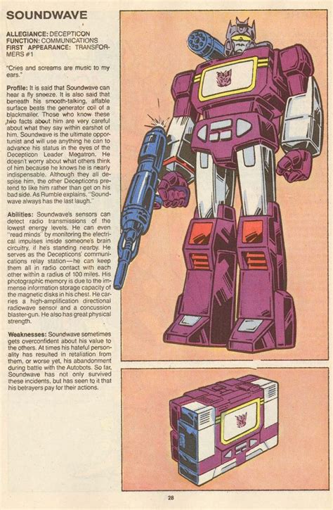 Soundwave In 2022 Transformers Comic Transformers Masterpiece