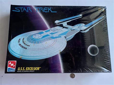 Brand New St Trek Uss Excelsior Model Kit 1990s St Trek Snap Assembly