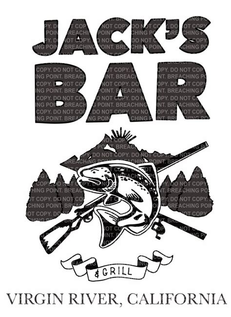 Jacks Bar Virgin River California Digital File Svg Etsy