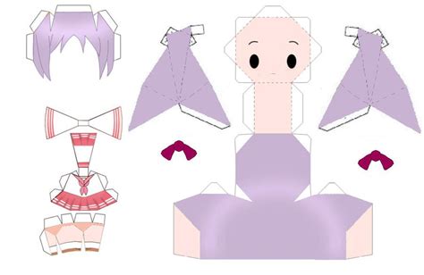 Anime Papercraft Templates Free Templates Printable Download