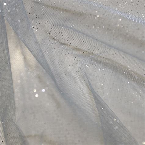 Glitter Tulle Fabric Soft Dress Net Sheer 150cm Wide