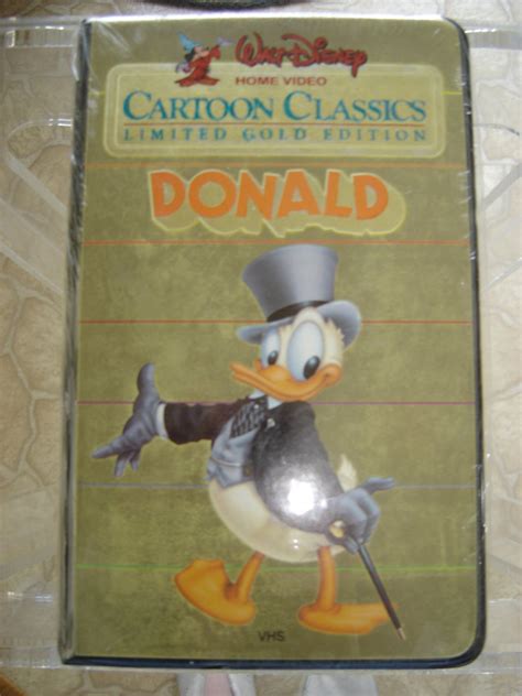 WALT DISNEY CARTOON CLASSICS LIMITED GOLD EDITION I COMPLETE SET OF VHS TAPES STILL IN PLASTIC