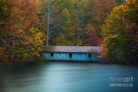 Green Mountain Covered Bridge Huntsville Alabama Photograph By T Lowry