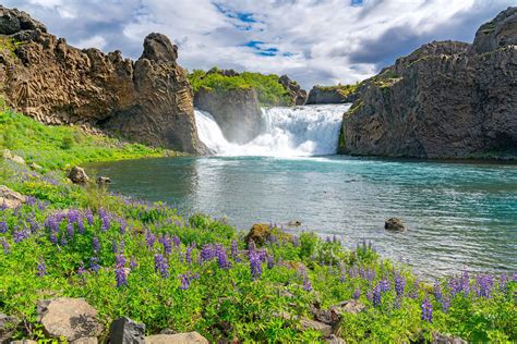 Hjálparfoss Waterfall Iceland Unlimited