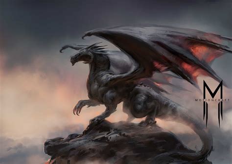 Artstation Black Dragon Motioncraftco Studio In 2019 Fantasy